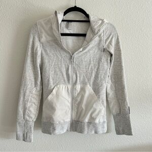 Mondetta Grey Retro Hooded Jacket size Small